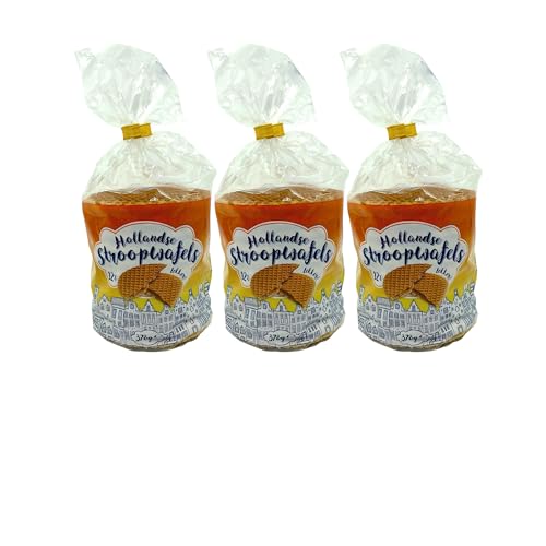 Hollandse Stroopwafels Vorratspack 3x 378g Packung Original Holländische Karamellwaffeln