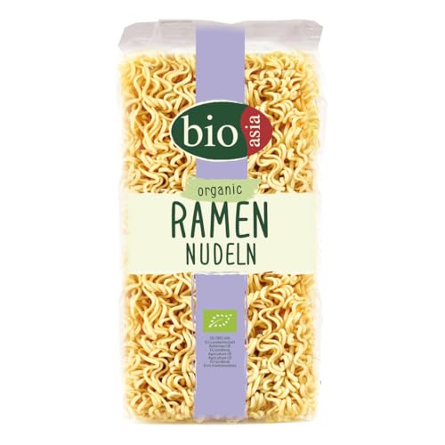 BIOASIA Bio Ramen Nudeln, ohne Ei, schnell und einfach zubereitet, vegetarisch (1 x 250 g)