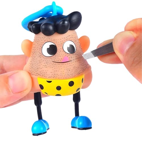 Generisch Mr Plucky Toy,2024 Best Hair Plucking Fidget Toy,mit Pinzette, Zappelspielzeug Zum Bartziehen Entfernen,Zappelspielzeug Gegen Haarziehstörungen,Stressabbau-Spielzeug Für Die Sinne