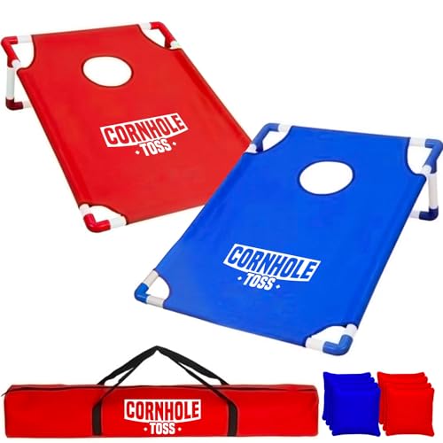 Original Offizielles Cornhole® | Amerikanisches Cornhole | Einfach zu transportieren | Offizielle Abmessungen | Premium Qualität | Outdoor und Strandspiel | OriginalCup®