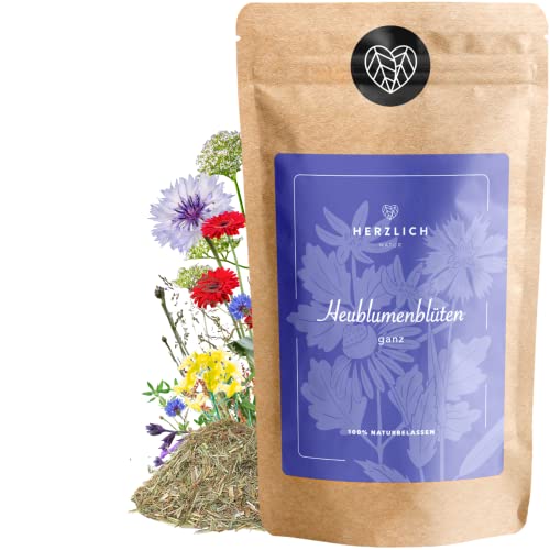 Heublumen 250g - Heublumenblüten für Heublumen Sitzbad Schwangerschaft - Heublumenbad, Bade Tee, Wickel und Auflagen - zur Geburtsvorbereitung | Geburtsvorbereitung, Sitzbäder von Herzlich Natur