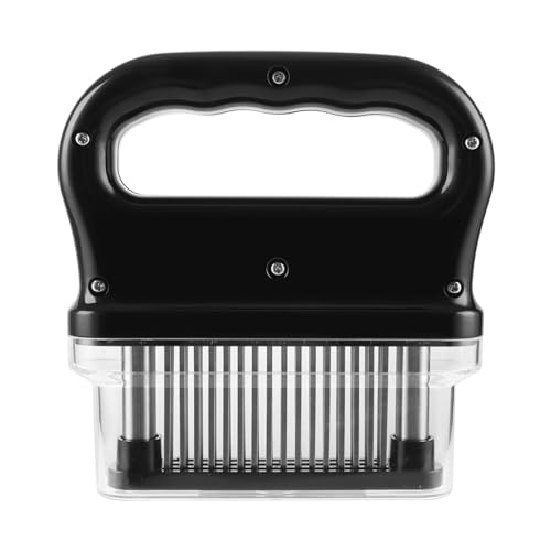 YOUNTHYE Steaker Fleischzartmacher Meat Tenderizer mit robustem Edelstahl 48 Klingen Fleischzartmacher Edelstahl für Fleisch, Steak, Hähnchen, Schweinefleisch, Rinderbrust