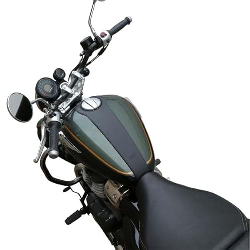 Tankpad schwarz kompatibel mit Royal Enfield Super Meteor 650