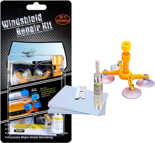 Manelord Car Windschutzscheiben Reparaturset Werkzeug für PKW Chip und Crack, Auto Windshield Repair Kit