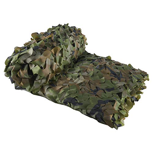 LOOGU Tarnnetz Bundeswehr Jagd Outdoor Sonnenschutz Tarnung Woodland Sichtschutz für Garten Freizeit Camping Party Bars Deko Tarn Waldlandschaft Camouflage Netz 2x3m…