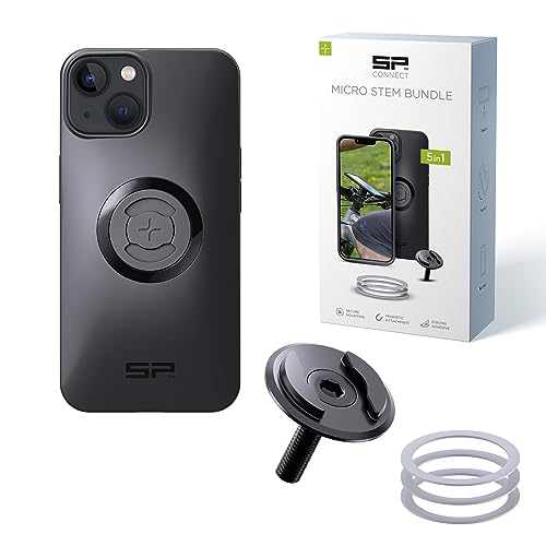 SP CONNECT Micro Stem Bundle | SPC+ | für iPhone 14/13 handy Halterung für den fahrradlenker | Smartphone Halterung Fahrrad | handyhalter