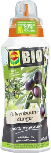 COMPO BIO Olivenbaumdünger – Olivenbäume düngen mit 100% natürlichen Inhaltsstoffen – Spezial-Flüssigdünger – 500 ml, Nicht zutreffend