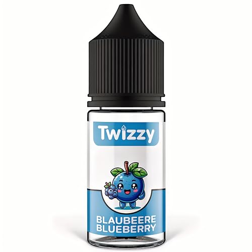 Twizzy Blaubeere Lebensmittelaroma - 30ml - Intensives Aroma – Ideal zum Backen, in Lebensmitteln & Getränken, auch für Vernebler, Nebelmaschinen, uvm.