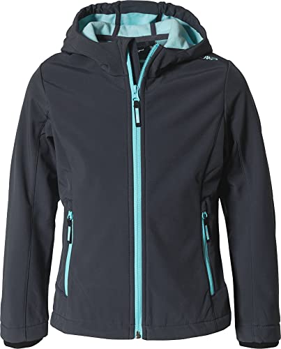 CMP - Softshelljacke für Kinder, Titan-Wasser, 110