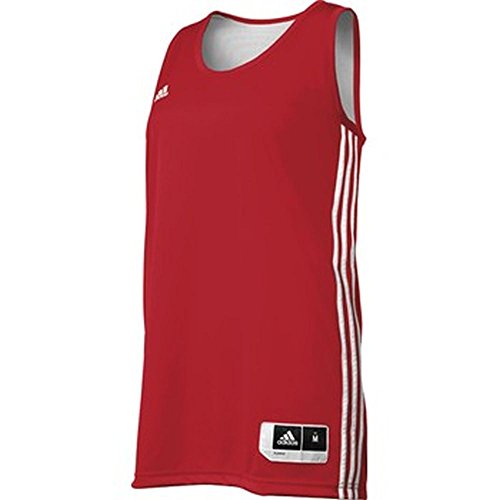 adidas Womens Reversible Basketball Practice Jersey M Power Red-White