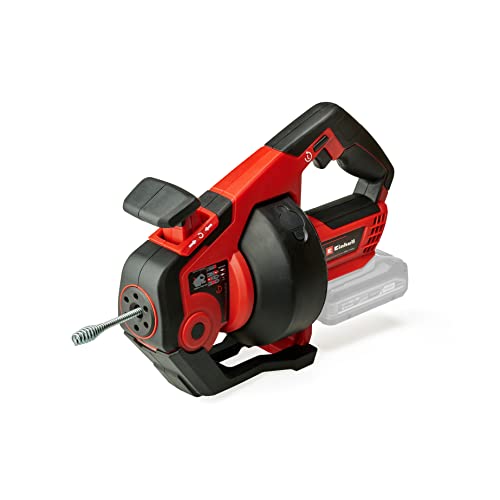 Einhell Akku-Rohrreiniger TE-DA 18/760 Li-Solo Power X-Change (18 V, Li-Ion, 7,6 m lange Reinigungsspirale, geeignet für Rohrdurchmesser 16-55 mm, Lieferung ohne Akku & Ladegerät)