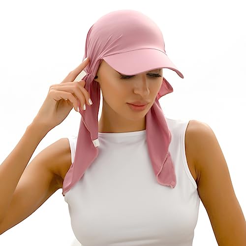 Cysocool Damen Weiche Chemo Turban Sommer Sonnenschutz Schirmmütze Haarausfall Kopftuch Vorgebunden Beanie Mütze Slouchy Kopfwickel Schlafmütze Frauen Krebs Kopf Wraps Bandana Hijab Kopfbedeckung