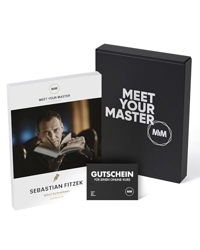 Masterbook & Online-Kurs Schreiben - Sebastian Fitzek - Meet Your Master - Schreibe Dein eigenes Buch - Geschenkbox