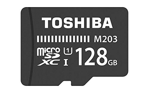 Toshiba THN-M203K1280EA miniSD-Karten, 128GB, Schwarz