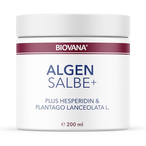 Biovana Algensalbe | Pflege, Erfrischung und Entspannung von geschwollenen und müden Beinen | 200 ml (1x)