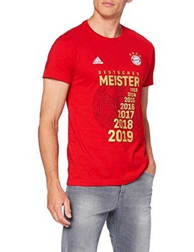 adidas Mens T-Shirt, Red, L