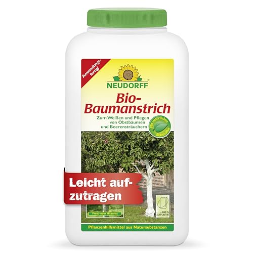 Neudorff Bio-Baumanstrich zum Weißen und Pflegen von Obstbäumen und Beerensträuchern - 2 Liter