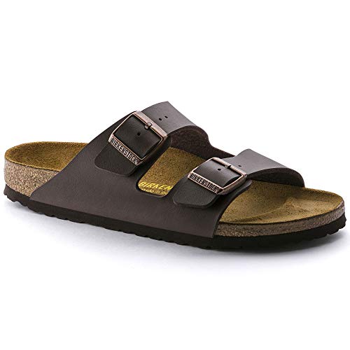 Birkenstock Arizona Braun 2 Schnallen, braun(dunkelbraun), Gr. 38