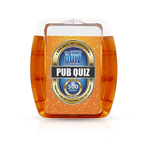 Winning Moves - TOP TRUMPS QUIZ - Pubquiz - Kneipenquiz - Alter 14+ - Deutsch