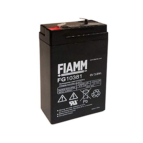 FIAMM - Blei 6V 3.8Ah FG10381 Fiamm Akku - FG10381