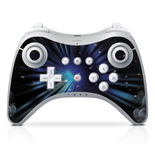 Skin kompatibel mit Nintendo Wii U Pro Controller Folie Sticker Nacht Wolf Mond