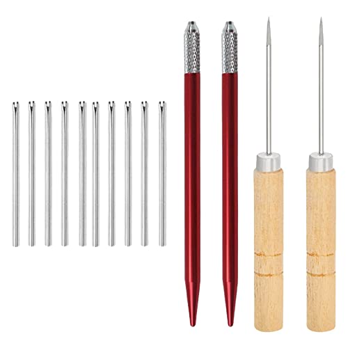 Perfeclan Puppenhaar-Rooting-, Puppenherstellungszubehör, mit -Nadeln, Puppenhaar-Rooting-Puppenherstellungs-Kit Doll-Rooting-Tool für -dixpcs 0,8 mm Nadeln