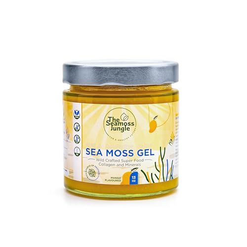 Sea Moss Gel - Mango – Saint Lucia - Labor getestet – Dr. Sebi inspiriert – 395 ml - Reich an Vitaminen & Mineralien