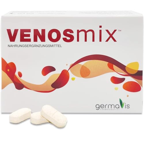 Venosmix 1550 mg Nahrungsergänzungsmittel bei Hämorrhoiden und Krampfadern. Hochdosiertes Diosmin 900 mg mit Zusatz von Hesperidin und Centella Asiatica - 24 Tabletten