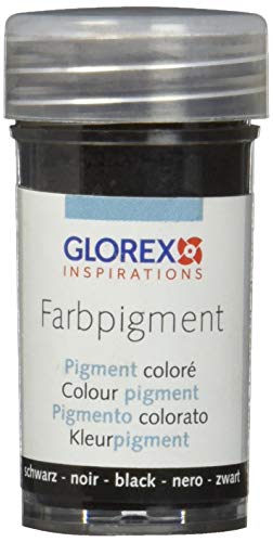 GLOREX 6 8612 207 Farbpigmente 14ml schwarz, One Size