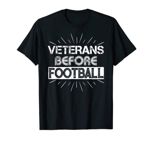 Veteranen vor dem Fußball T-Shirt