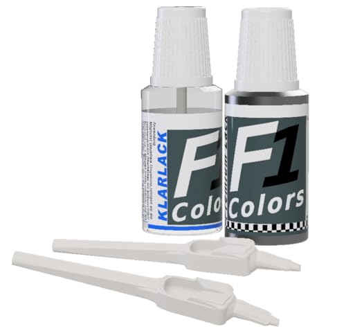 F1COLORS PRO Lackstift für MERCEDES 149/9149 POLARWEISS 2x20ml inkl.PEL #3