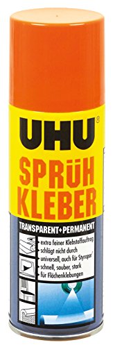 Uhu 46740 - Sprühkleber Permanent + Transparent 200 ml