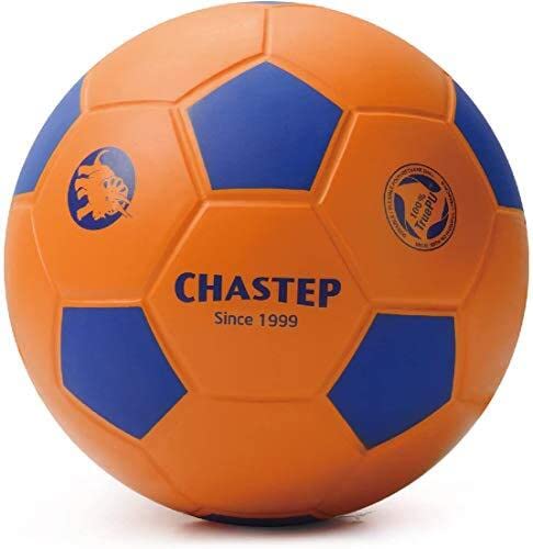 Chastep 8" Foam Soccer Ball Schaumstoffball Perfekt für Kinder oder Anfänger. Spielen und trainieren Sie Soft Kick & Safe (Orange/Blau)