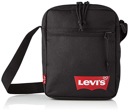 Levi's Mini Crossbody Solid (Red Batwing), Herren, Einheitsgröße, Schwarz - Regular Black - Größe: Einheitsgröße