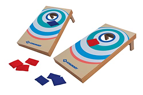 Schildkröt Cornhole Set, Bean Bag Set aus FSC zertifiziertem MDF-Holz, Komplettset mit 2 Cornhole Boards (je 52 x 30 x 14cm) und 8 Sandsäckchen, Wurfspiel für Indoor und Outdoor, 970317