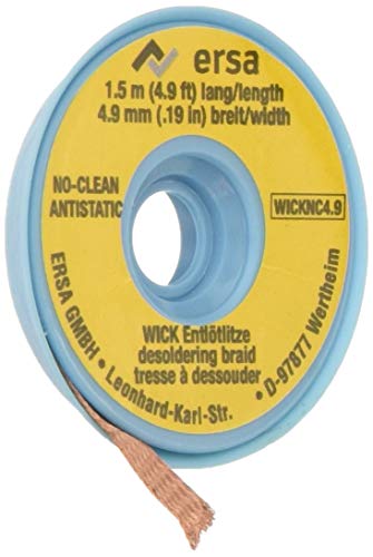 ERSA NoClean Entlötlitze 4,9 mm auf 1,5 m Spule, WICK4.9-1.5