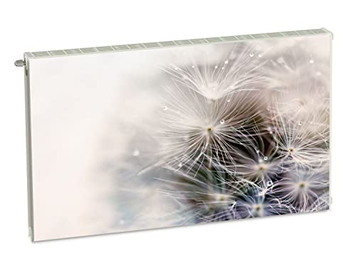 Magnet Heizkörperverkleidung Heizkörperabdeckung Pusteblume 100x60 cm Heizung Abdeckung Verkleidung Magnetische Abdeckmatte Kühlschrank aus Einem Flexiblen Magneten Digitaler Aufdruck