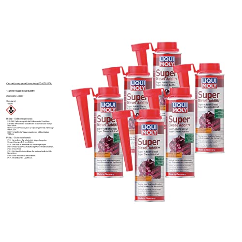 6x LIQUI MOLY 5120 Super Diesel Additiv Kraftstoff Zusatz 250ml