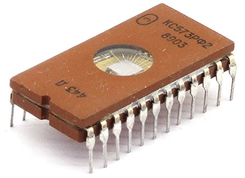 Electromyne KS573RF2 ?C573??2 2Kx8-Bit 16Kbit UV-Eprom IC DIP-24 USSR 2716 Vintage Memory (Generalüberholt)