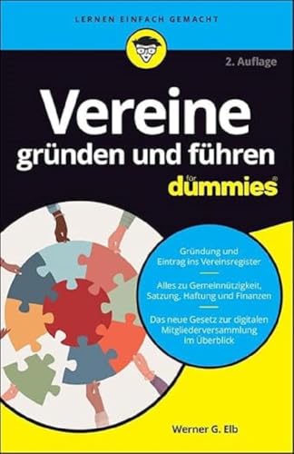 Vereine gründen und führen für Dummies