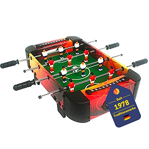 Best Sporting Mini Tischkicker Kinder Goal in 53 x 31 cm I Kickertisch klein für das Tischfussball Kinder Match I Mini Kicker Tischfussball mit 12 Spielern & 2 Bällen I Mini Football Game