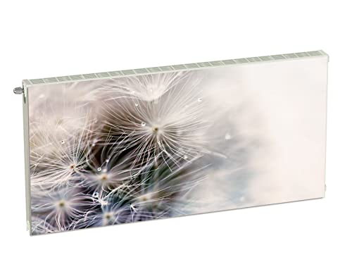 Magnet Heizkörperverkleidung Heizkörperabdeckung Pusteblume 120x60 cm Heizung Abdeckung Verkleidung Magnetische Abdeckmatte Kühlschrank aus Einem Flexiblen Magneten Digitaler Aufdruck