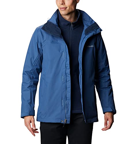 Columbia Mission Air Interchange Jacket 3 In 1 Jacke für Herren, Night Tide, Collegiate Navy