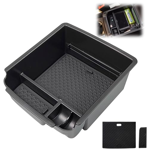 Armlehne Organizer Tray Mittelarmlehne Organizer Mittelkonsole Ablagefach Storage Box ZubehöR, für Vw Tiguan 2 Mk2 2017-2023 Mittelkonsole Aufbewahrungsbox