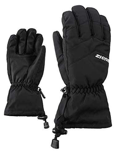 Ziener Kinder LETT AS glove junior Ski-Handschuhe / Wintersport | wasserdicht atmungsaktiv, black, 4,5