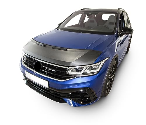 AB-00819 Auto-BRA kompatibel mit VW Volkswagen Tiguan Bj. 2016-2023 Haubenbra Steinschlagschutz Tuning Bonnet Bra