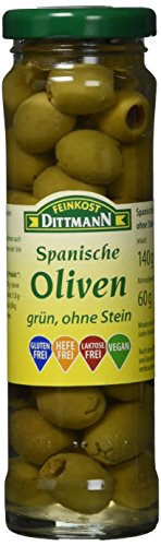 Feinkost Dittmann Grüne Oliven ohne Stein (1 x 140 g)