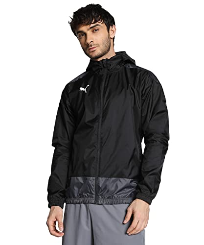 PUMA Herren teamGOAL 23 Training Rain Jack Regenjacke, Black-Asphalt, S