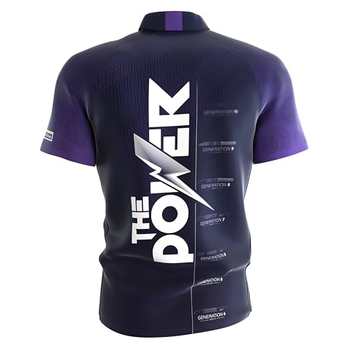 Target Darts Phil 'The Power' Taylor 2023 Edition Coolplay Collared Pro Darts Shirt (XGroß)