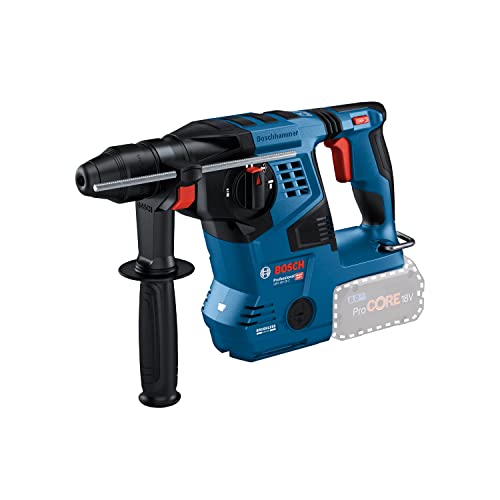 Bosch Professional 18V System Akku-Bohrhammer GBH 18V-28 C (mit SDS plus, 3,3 J Schlagenergie, Vibration Control, KickBack Control, 3 Betriebsmodi)